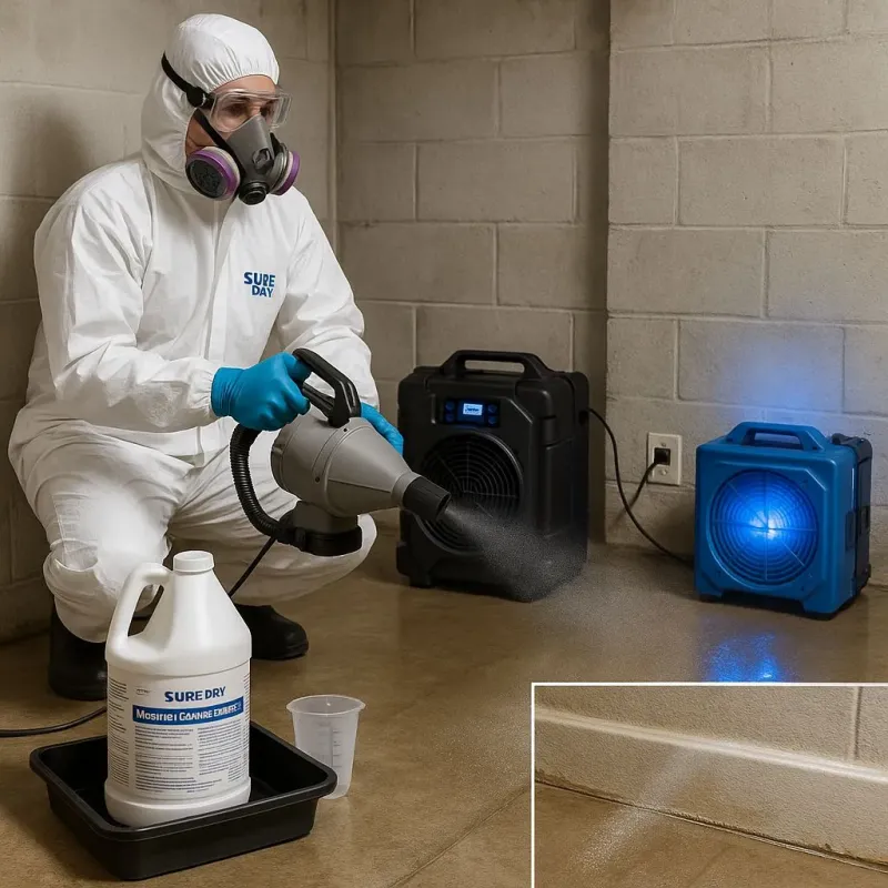 Sanitization and Odor Removal process in Throop, PA