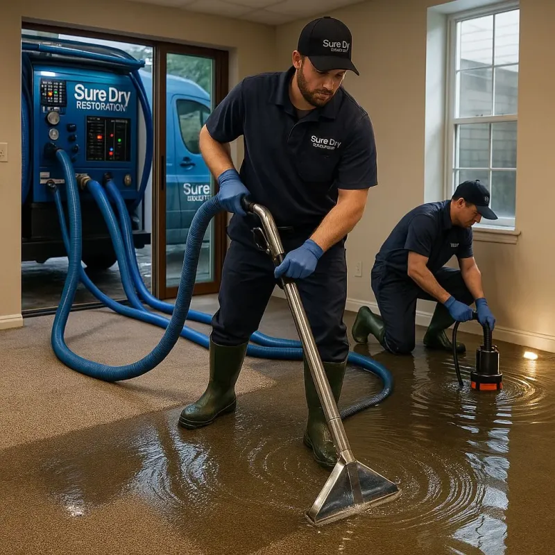 Water Extraction and Removal process in Throop, PA